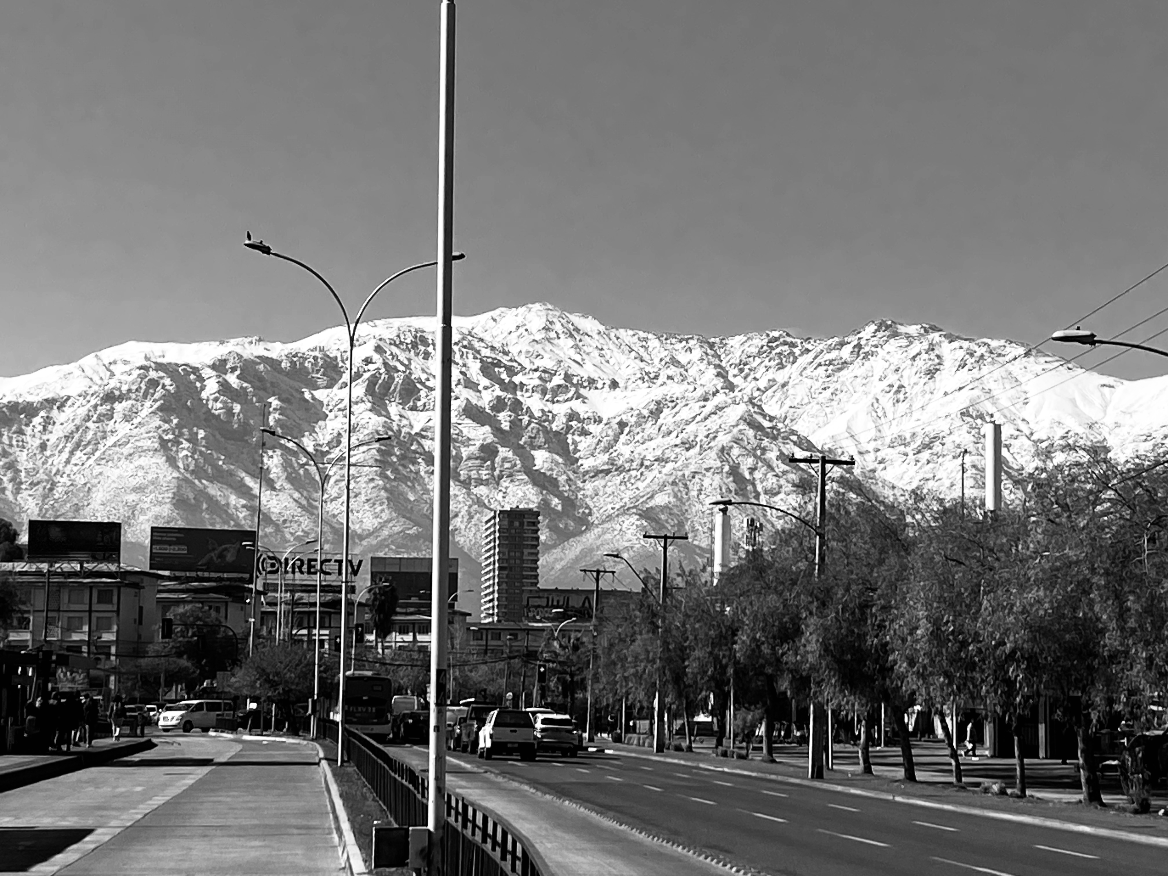 Cordillera vista desde Ñuñoa